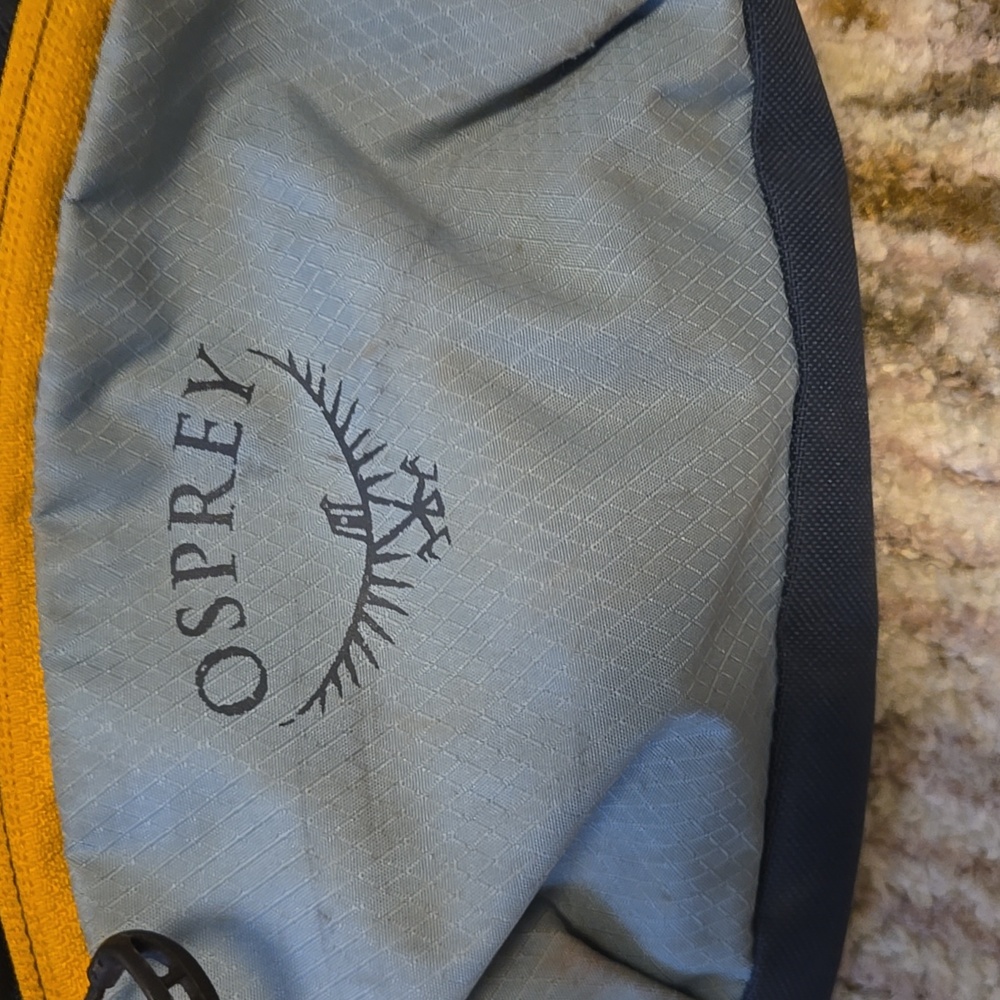 Osprey Blue and Mustard Belt Bag - Picture 2 of 6